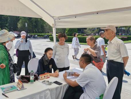 医心向党守初心 义诊惠民担使命—九色视频
党支部开展迎七一中医药普法宣传义诊活动